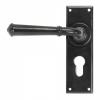 Photo of Anvil 92060 - Black Regency Lever Euro Lock Set