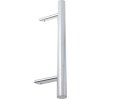 Photo of Pull Handle - Cranked - Back to back - Satin stainless steel - 1800 