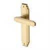 Photo of AST5910-SB Heritage Brass Door Handle Lever Latch Astoria Design Satin Brass finish