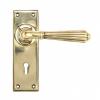 Photo of Anvil 45310 - Aged Brass Hinton Lever Lock Set