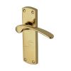 Photo of Project Hardware Door Handle Lever Lock Luca  Pol/Brass=