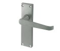 Photo of Victorian - Long plate - Latch lever - Satin chrome