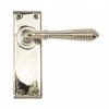 Photo of Anvil 33325 - Polished Nickel Reeded Lever Latch Set
