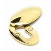 Photo of Anvil 91987 - Polished Brass Oval Escutcheon & Cover