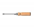 Photo of Wooden handle cabinet screwdriver - Phillips PH tip