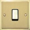 Photo of Elite Stepped Plate Range - Satin Brass with Polished Edge