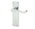 Photo of Scroll - Long latch lever - Polished chrome