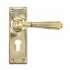 Photo of Anvil 45313 - Aged Brass Hinton Lever Euro Lock Set