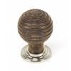 Photo of Anvil 83873 - Rosewood & Polished Nickel Beehive Cabinet Knob (Small)