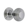 Photo of Reeded Mortice Knob  POLISHED NICKEL FINISH =