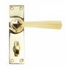 Photo of Anvil 91971 - Polished Brass Straight Lever Bathroom Set
