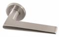 Photo of Meteor - Lever On Rose - Satin stainless steel