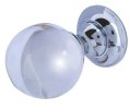 Photo of Mortice knob set - Ball - Glass - Polished chrome