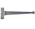 Photo of Penny end tee hinge - 375mm - Pewter