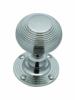 Photo of Reeded Mortice Knob  POLISHED CHROME= 